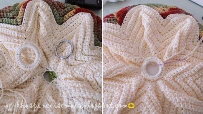 Красивая двусторонняя подушка