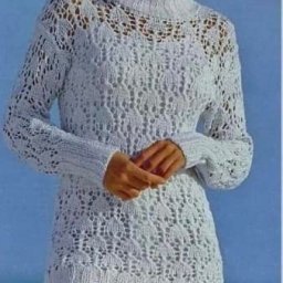 Ажурный узор для джемпера