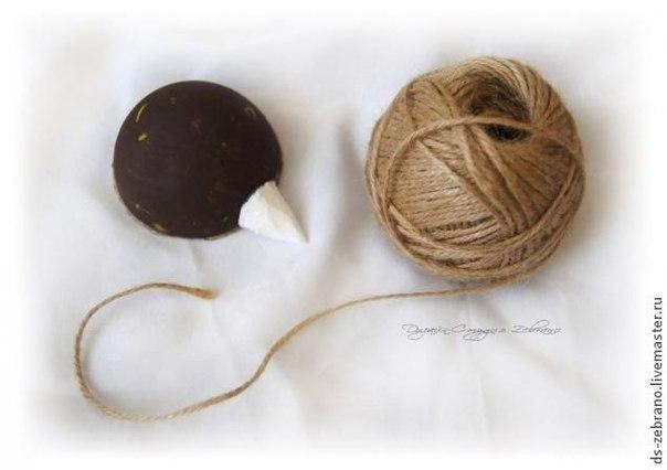 Ароматные кофейные ёжики: мастер-класс