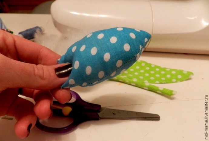 Тюльпанчики из ткани