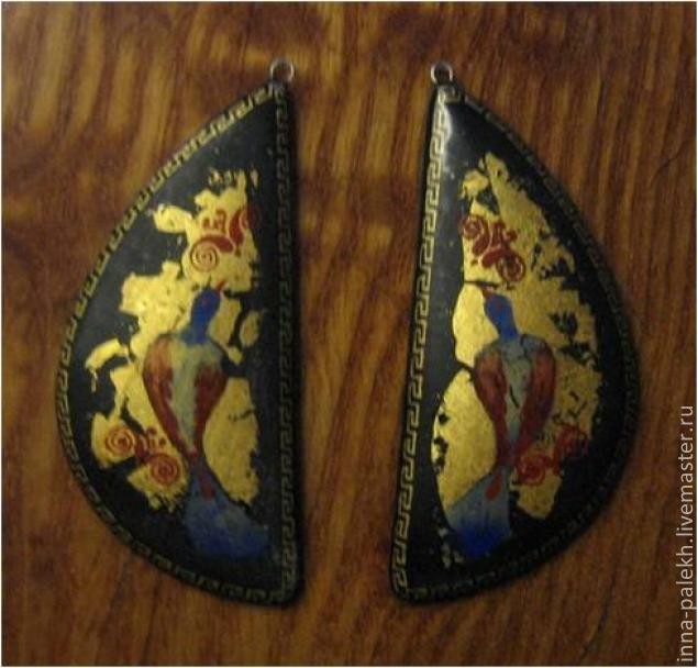 Роспись кулона-подвески