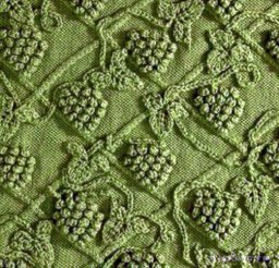 Невероятный узор с виноградом