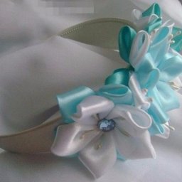 ​Ободок для волос и мастер-класс по изготовлению цветка