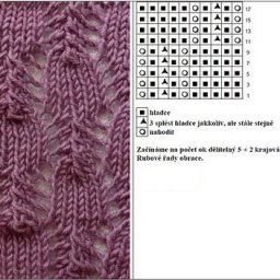 Очень красивые узоры на спицах