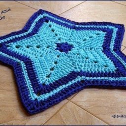 Подставка под горячее или прихватка в виде звезды