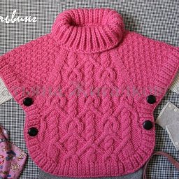 Пончо для девочки