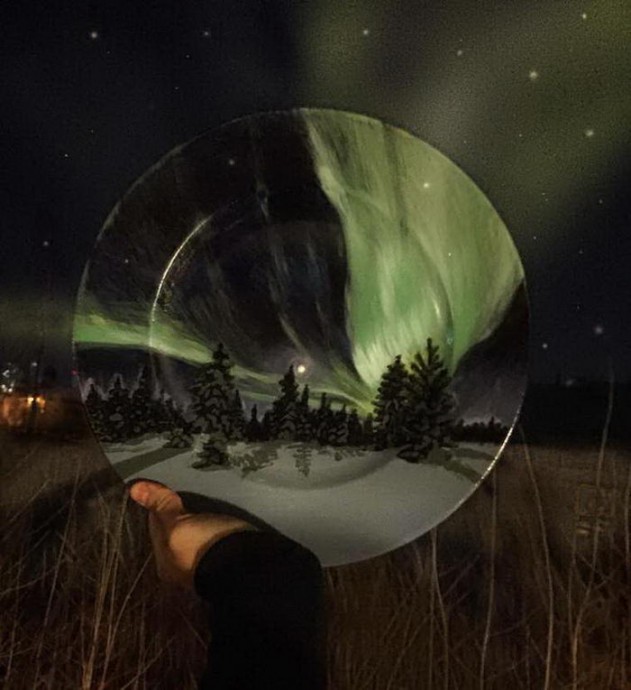 Расписанные тарелки: вдохновляющие идеи