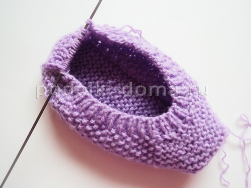 Следки на двух спицах