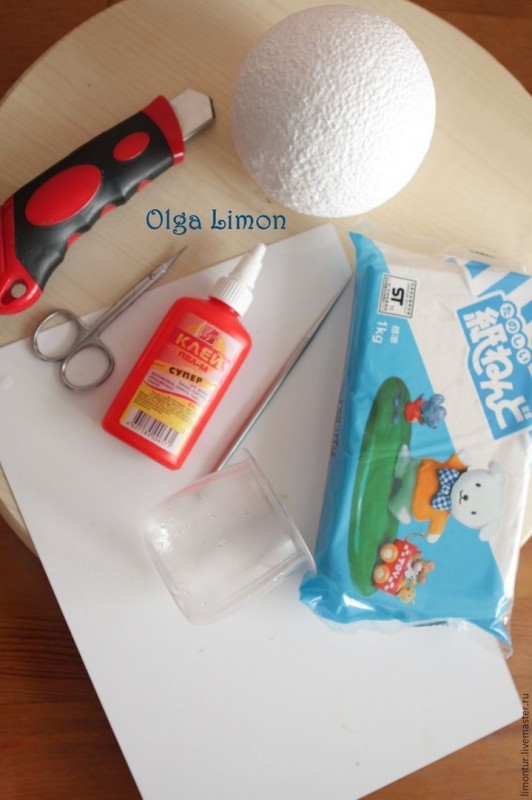 Создаем горшочек из глины «Тыква»