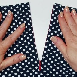 Как вшить молнию в трикотажное изделие ровно