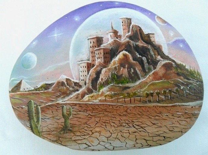 ​Картины на камнях: идеи для вдохновения