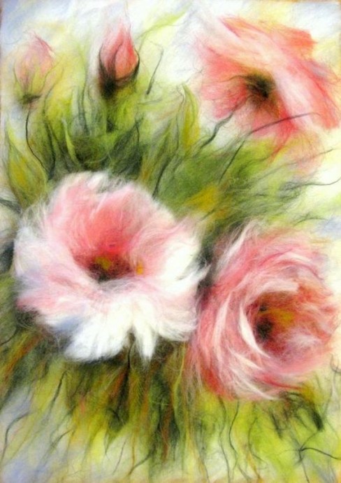 Картины шерстью: идеи для вдохновения