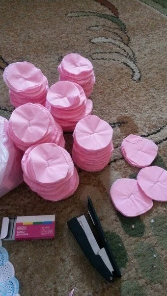 Цифры из салфеток и картона Цифры из салфеток и картона