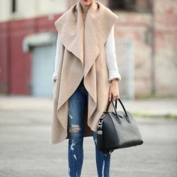 Необычные и очень простые жакеты из круга ткани