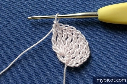 Невероятно красивая кайма крючком