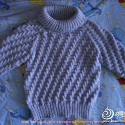 ​Объёмный узор для пуловера