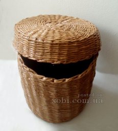 ​Плетеный короб с крышкой