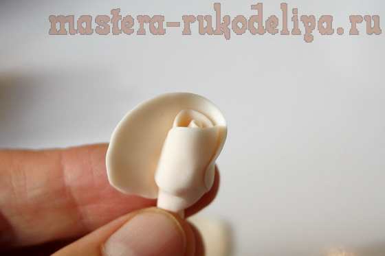 Розочка из полимерной глины