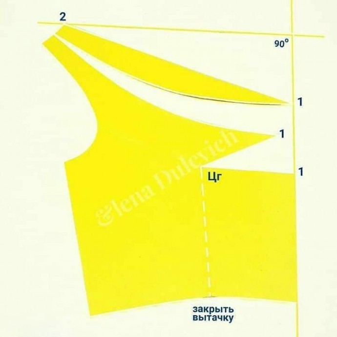 Вариации драпировки горловины "качели"