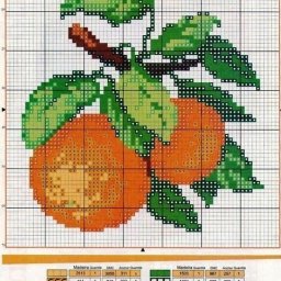 ​Вышиваем апельсины