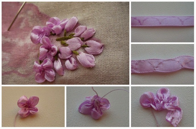 Вышивка с помощью лент на высшем уровне