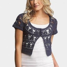 ​Ажурное летнее болеро