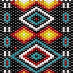 Этнические мотивы в плетении бисером