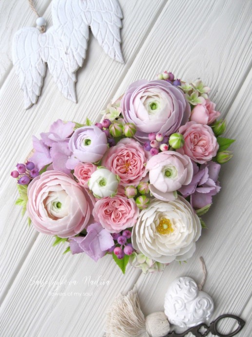 Керамическая флористика ручной работы