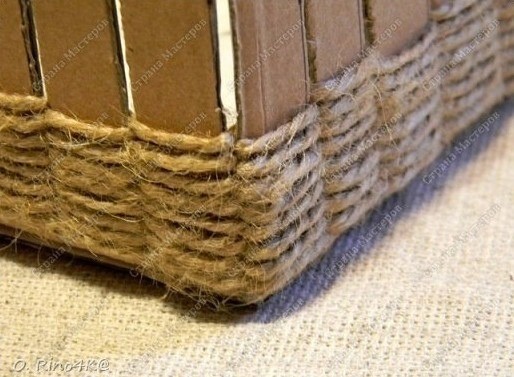 ​Органайзер с оплеткой джутовым шнуром