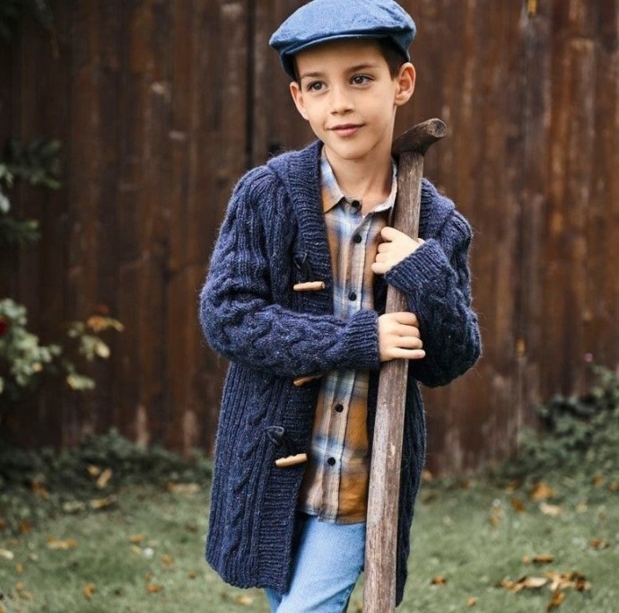 Детский удлиненный жакет Детский удлиненный жакет