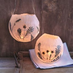 Светильники из папье-маше