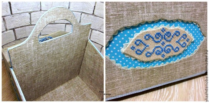 Мастерим из картона удобную корзину для пикника Мастерим из картона удобную корзину для пикника