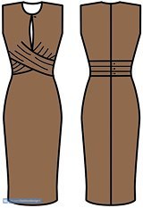 Моделирование красивого платья с подрезом