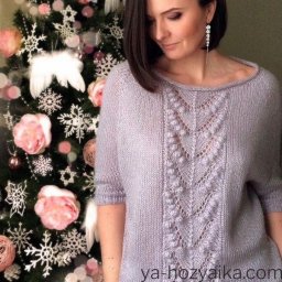 ​Очень красивый узор для свитера