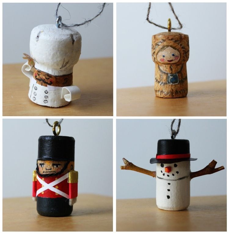 Поделки из пробок к Новому году