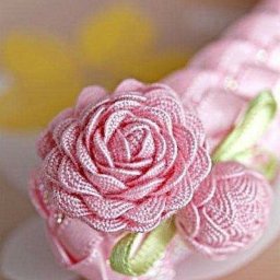 Шикарные розочки из тесьмы зиг-заг: мастер-класс