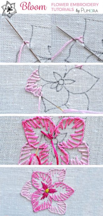 Вышивка: фото-уроки Вышивка: фото-уроки