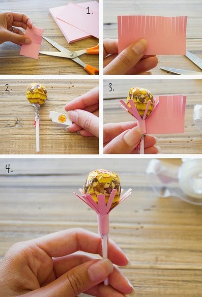 Чупочупсовый букет: вкусная красота