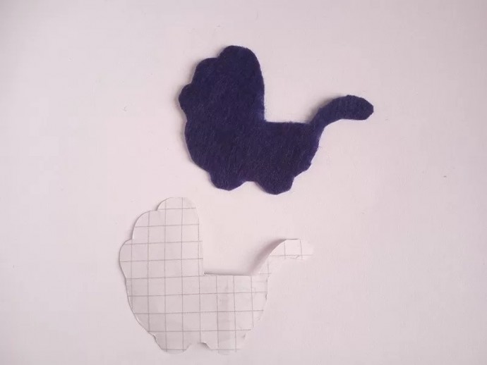 Фоторамка из фетра для первого снимка УЗИ