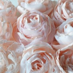 Текстильные пионы