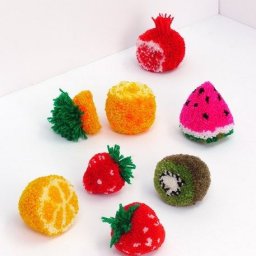 "Фруктовые" помпоны