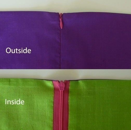 Техники шитья: вшивание молнии в юбку с подкладкой