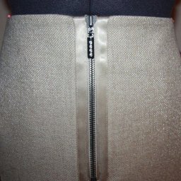 Как пришить накладную декоративную молнию