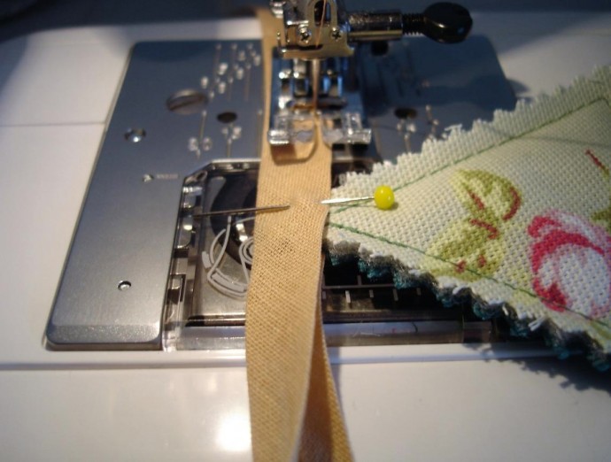 Новогодние елочки из ткани