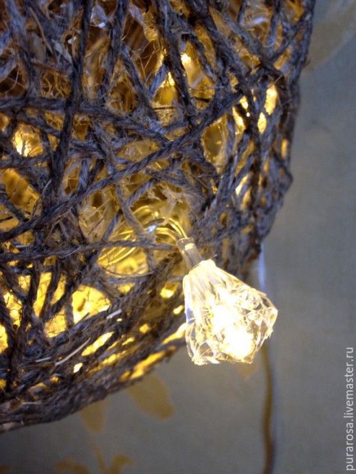 Царь-шар из джутового шпагата Царь-шар из джутового шпагата