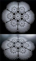 Салфетка с завораживающим узором