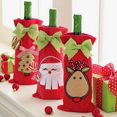 Декорируем бутылочки к празднику