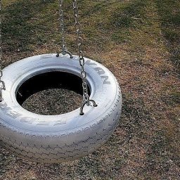 ​Качели из старых шин своими руками