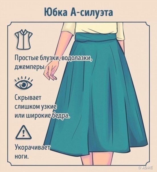 ​Как выбрать и сшить идеальную юбку подходящего по фигуре фасона