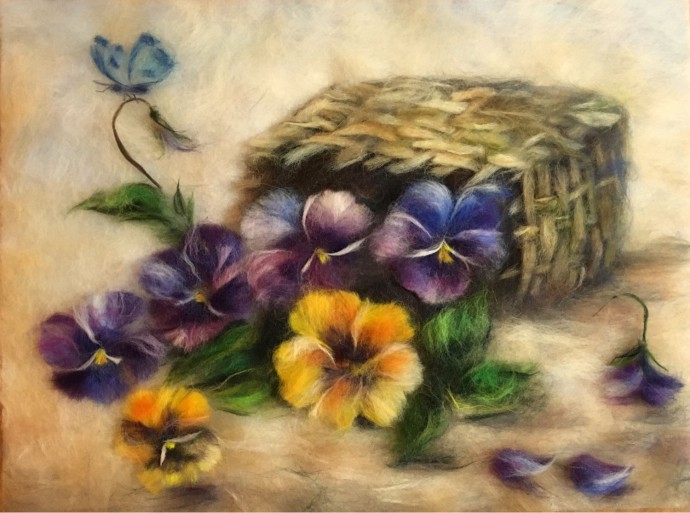 Картины шерстью: идеи для вдохновения